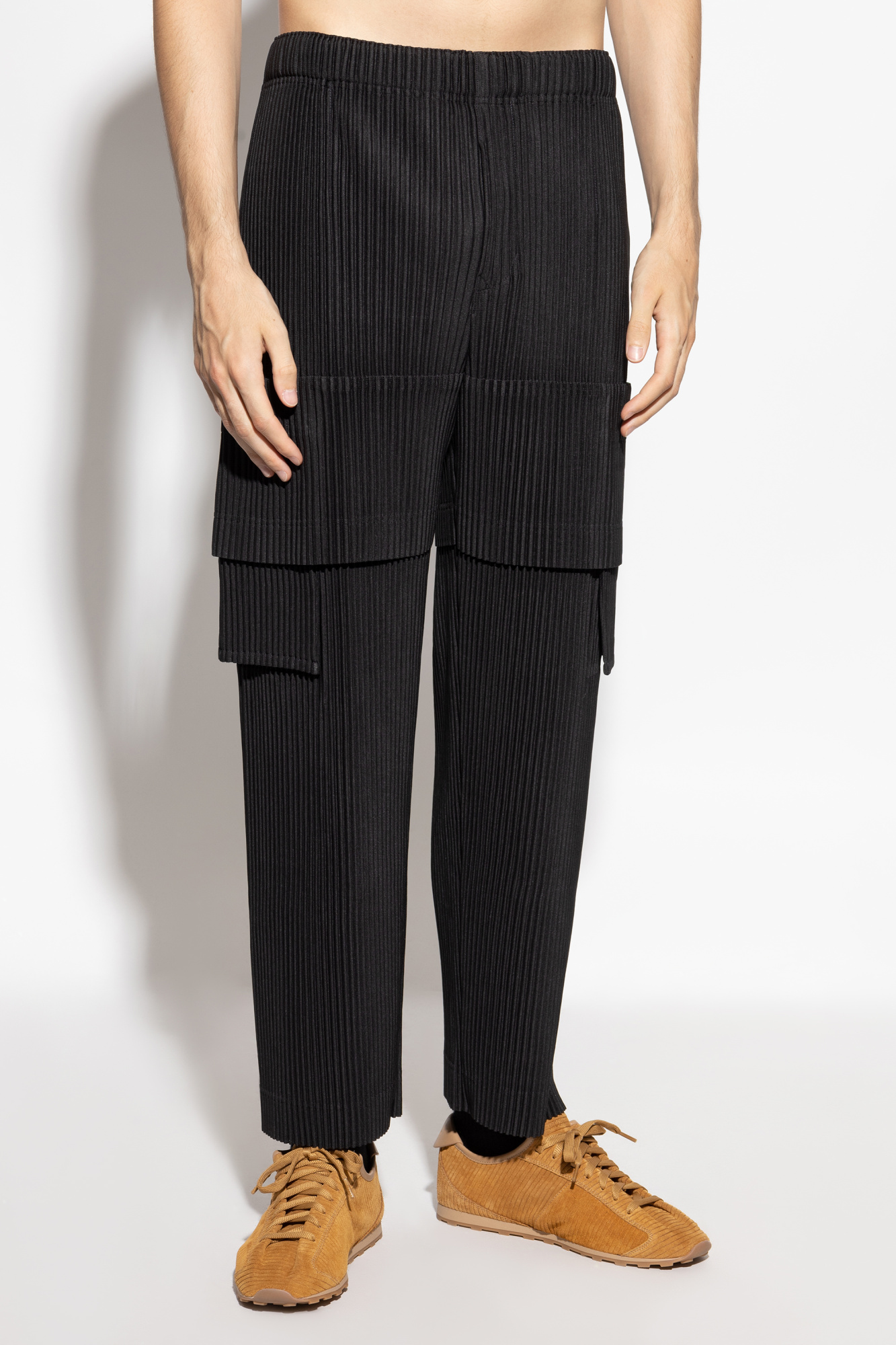 Preto Calças plissadas Homme Plissé Issey Miyake - Vitkac Brazil
